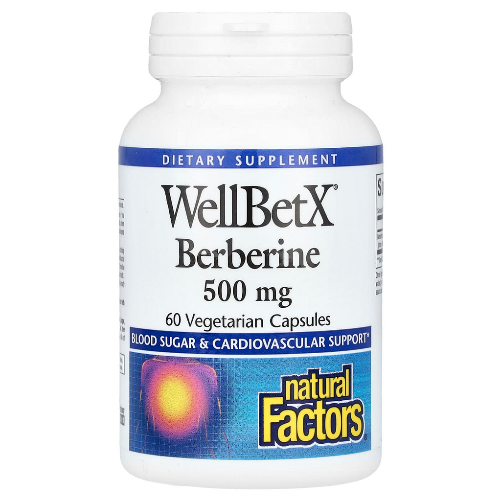 Natural Factors, WellBetX Berberine 500 mg 60 Veg Caps