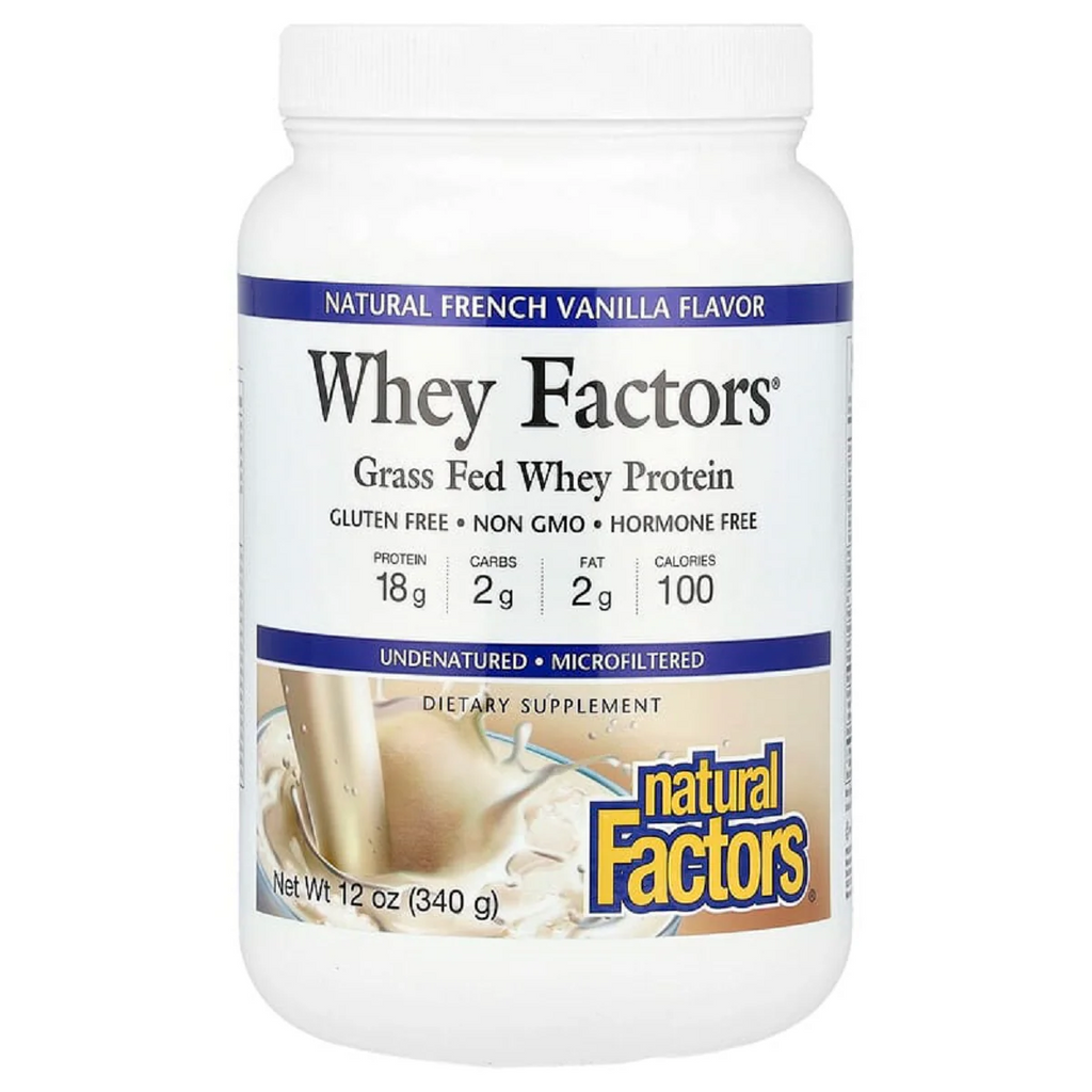 Natural Factors, Whey Factors Powder Mix Vanilla 12 oz