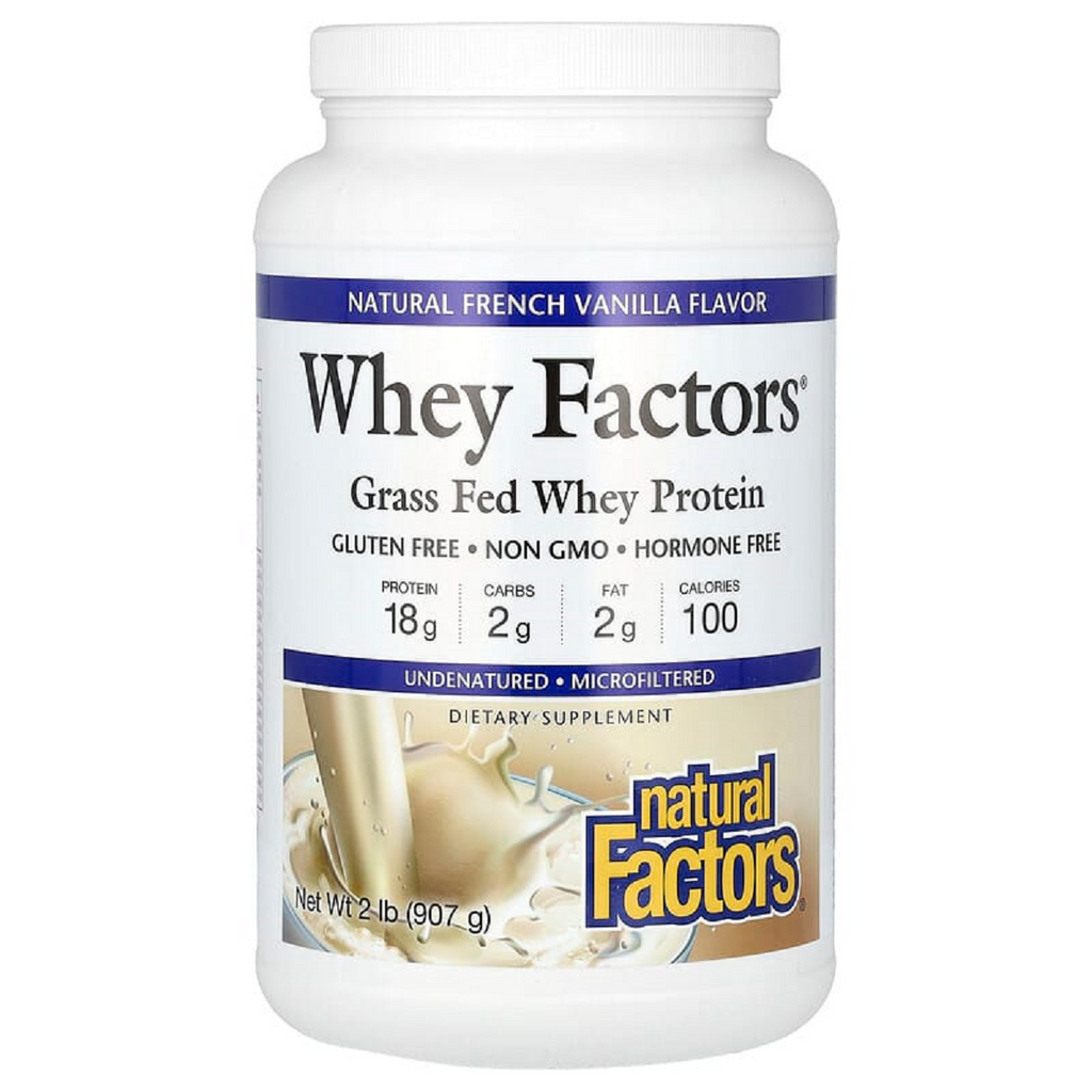 Natural Factors, Whey Factors Powder Mix Vanilla 2 lb