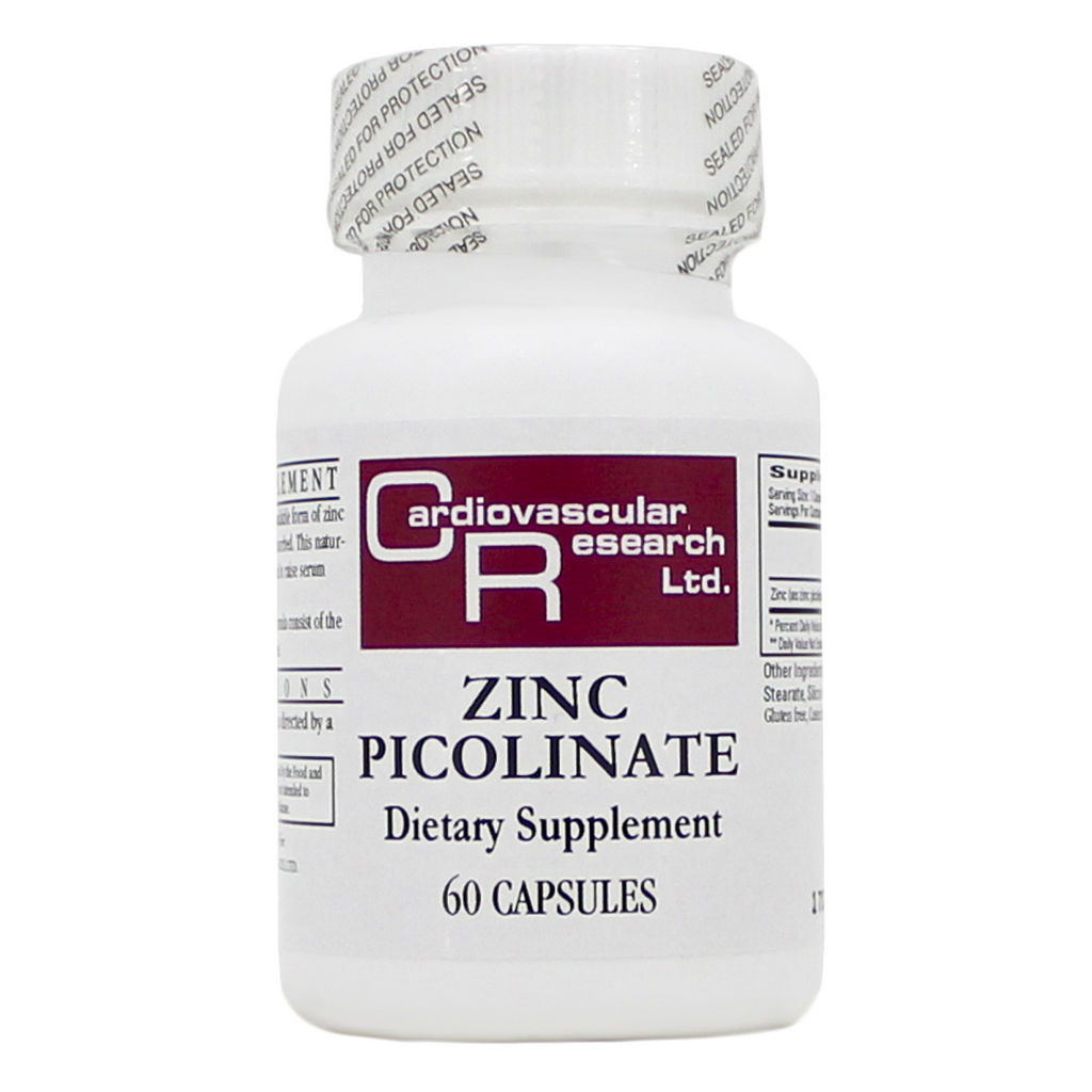 Ecological Formulas, Zinc Picolinate 25mg 60 Capsules