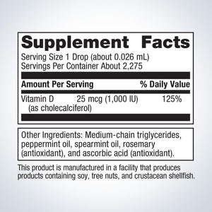 Vitamin D3 Liquid 1
