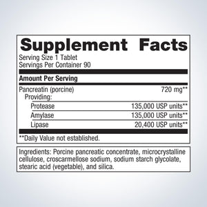 SpectraZyme® Pancreatic Enzymes Extra Strength 1