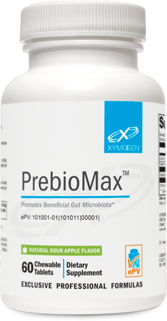 XYMOGEN, PrebioMax Natural Sour Apple 60 Tablets