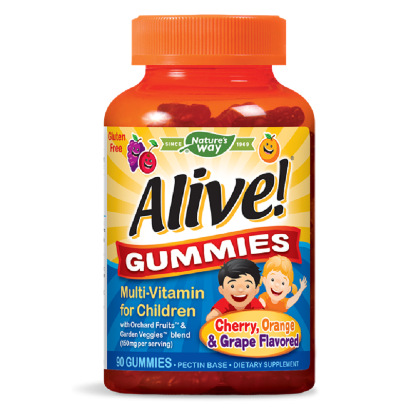 Nature's Way | Alive! Children's Multi Gummies | 90 Gummies