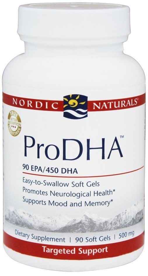 Nordic Naturals | ProDHA 500 mg | 90 Soft Gels
