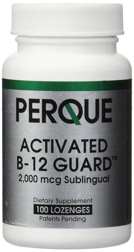 Perque | Activated B-12 Guard 2000 mcg | 100 Lozenges