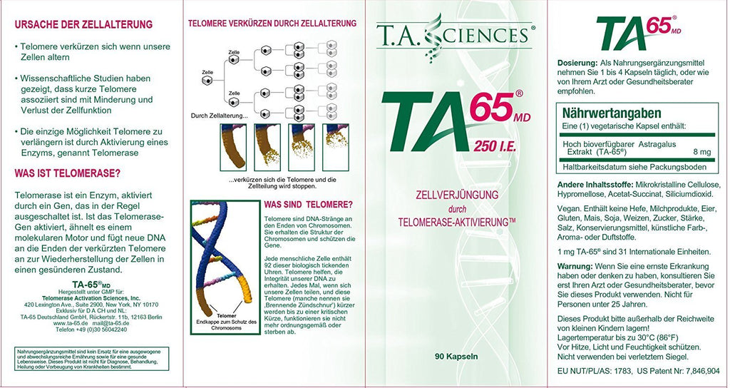 TA Sciences | TA-65 for Skin | 1 oz Bottle