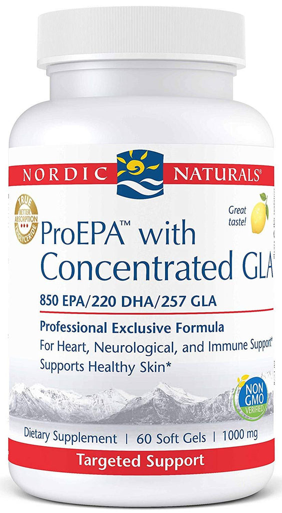 Nordic Naturals | ProEPA with Concentrated GLA Lemon | 60 Softgels