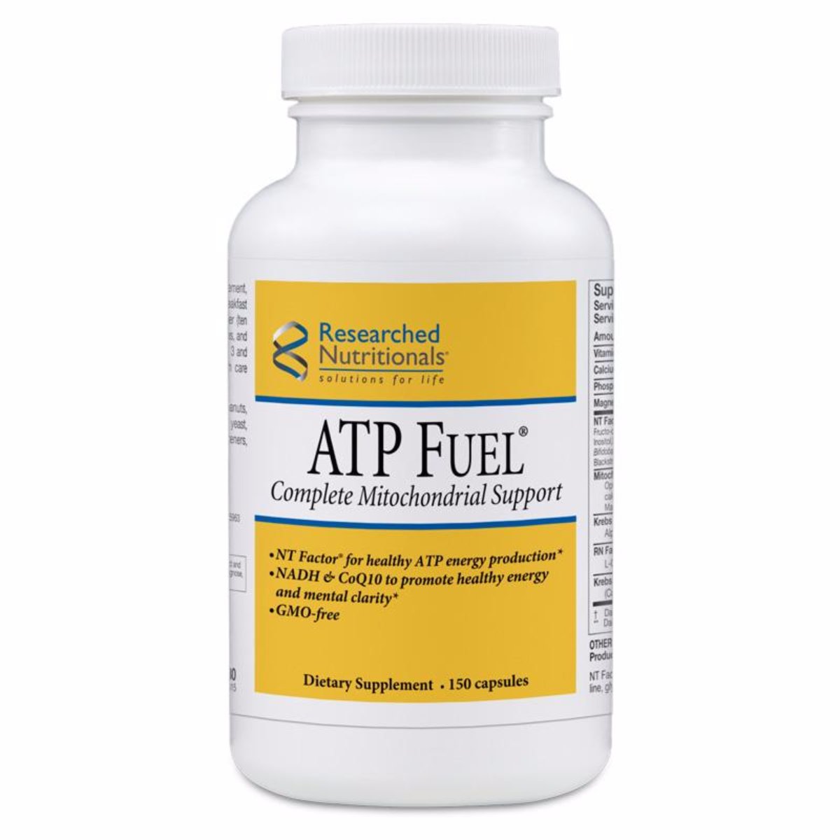ATP Fuel 150 Caps to Promote Healthy Mitochondrial Membrane Function ...
