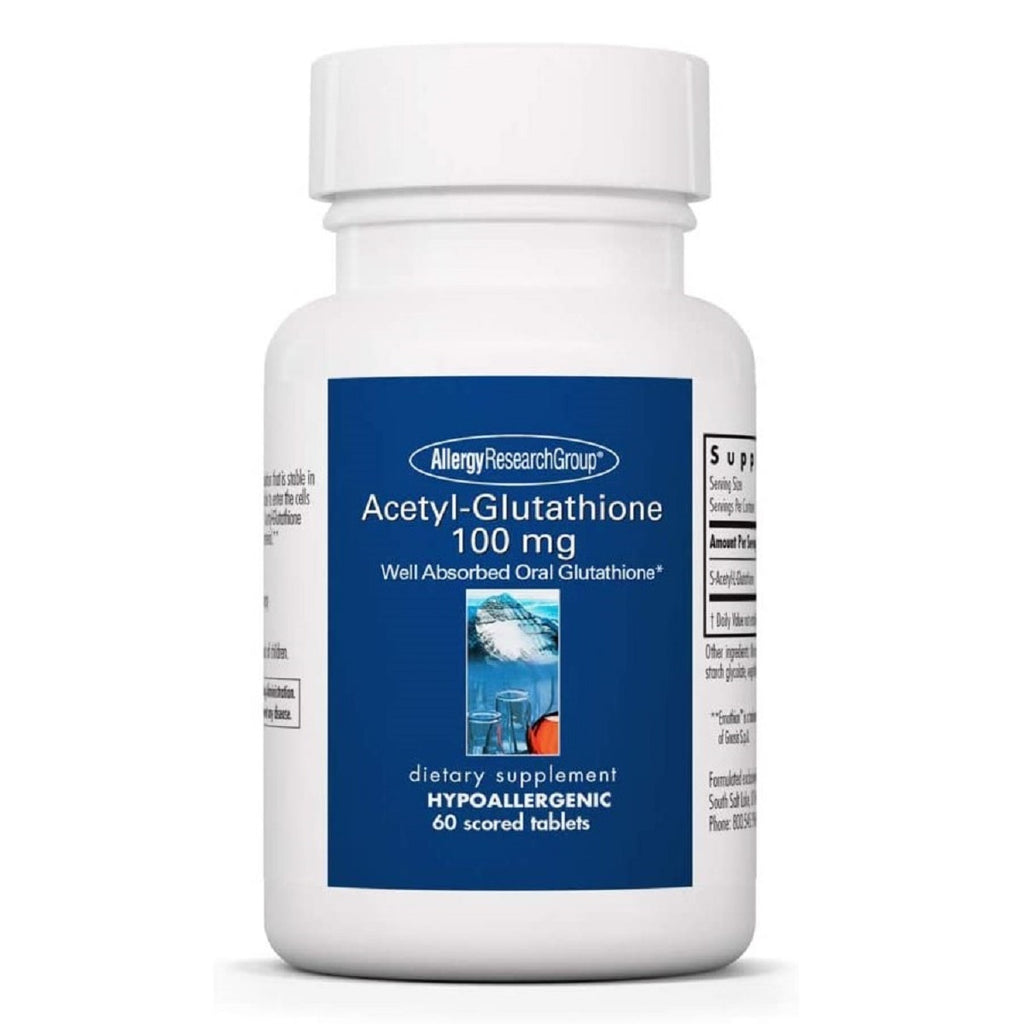 Acetyl-Glutathione 100 mg | 60 Scored Tablets - Agape Nutrition