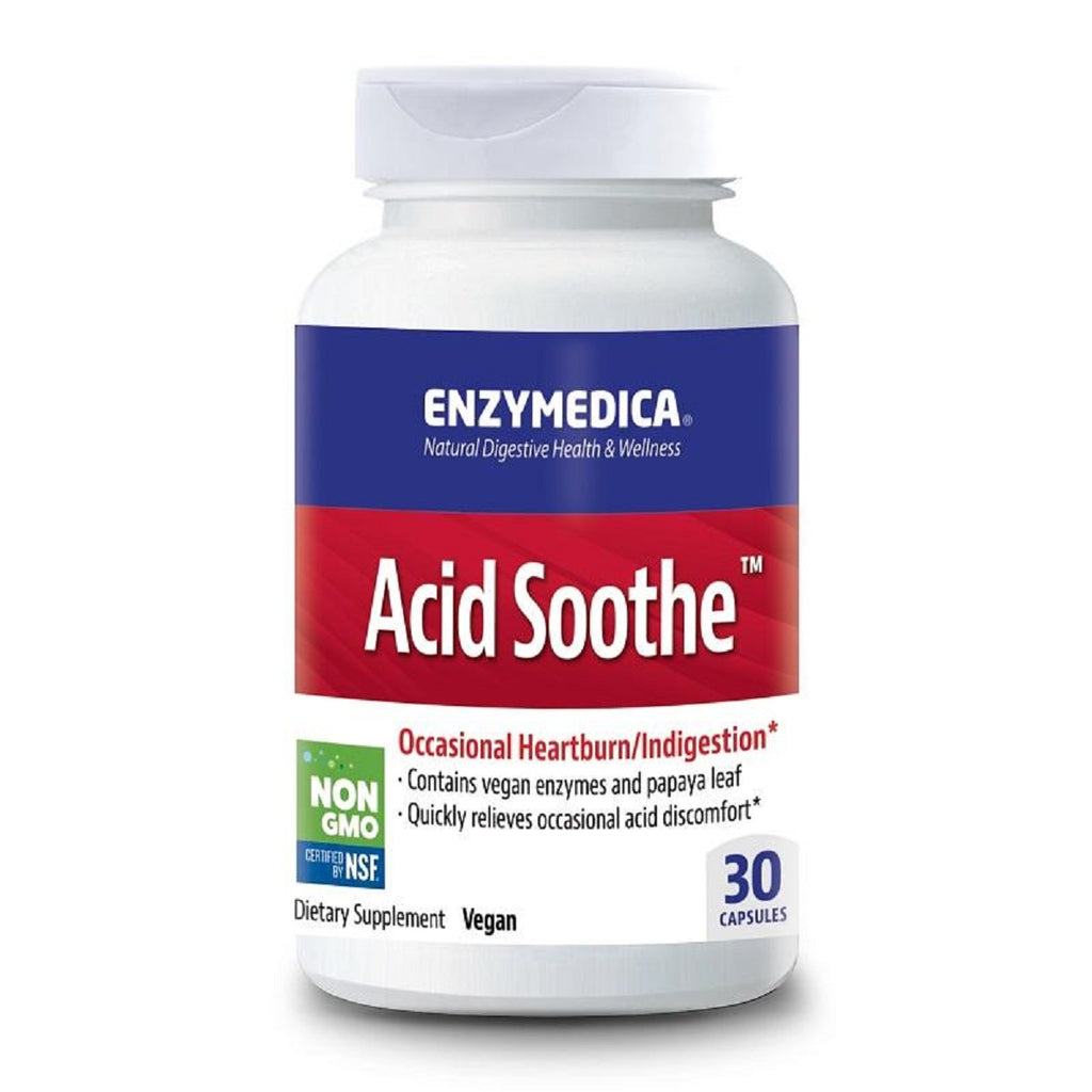 Enzymedica | Acid Soothe | 30 Capsules