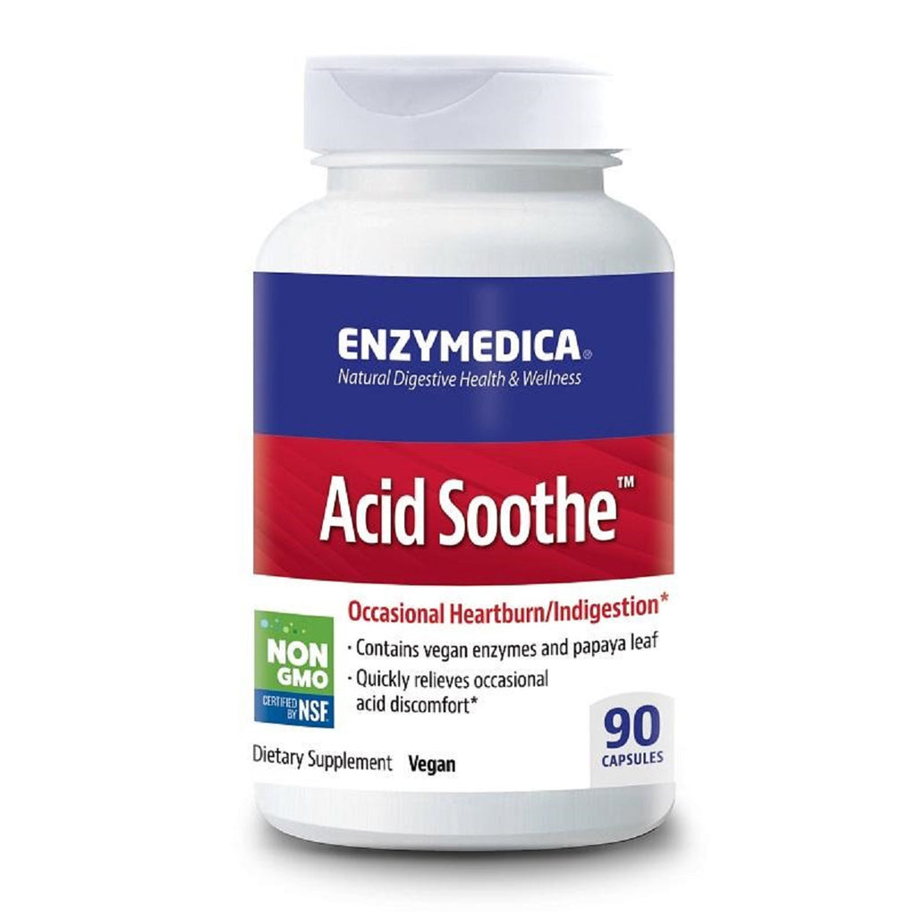 Enzymedica | Acid Soothe | 90 Capsules