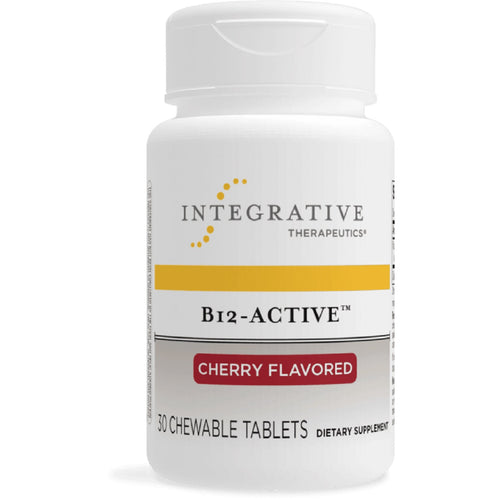 Integrative Therapeutics, B12-Active Cherry Flavor 30 Chewable Tablets