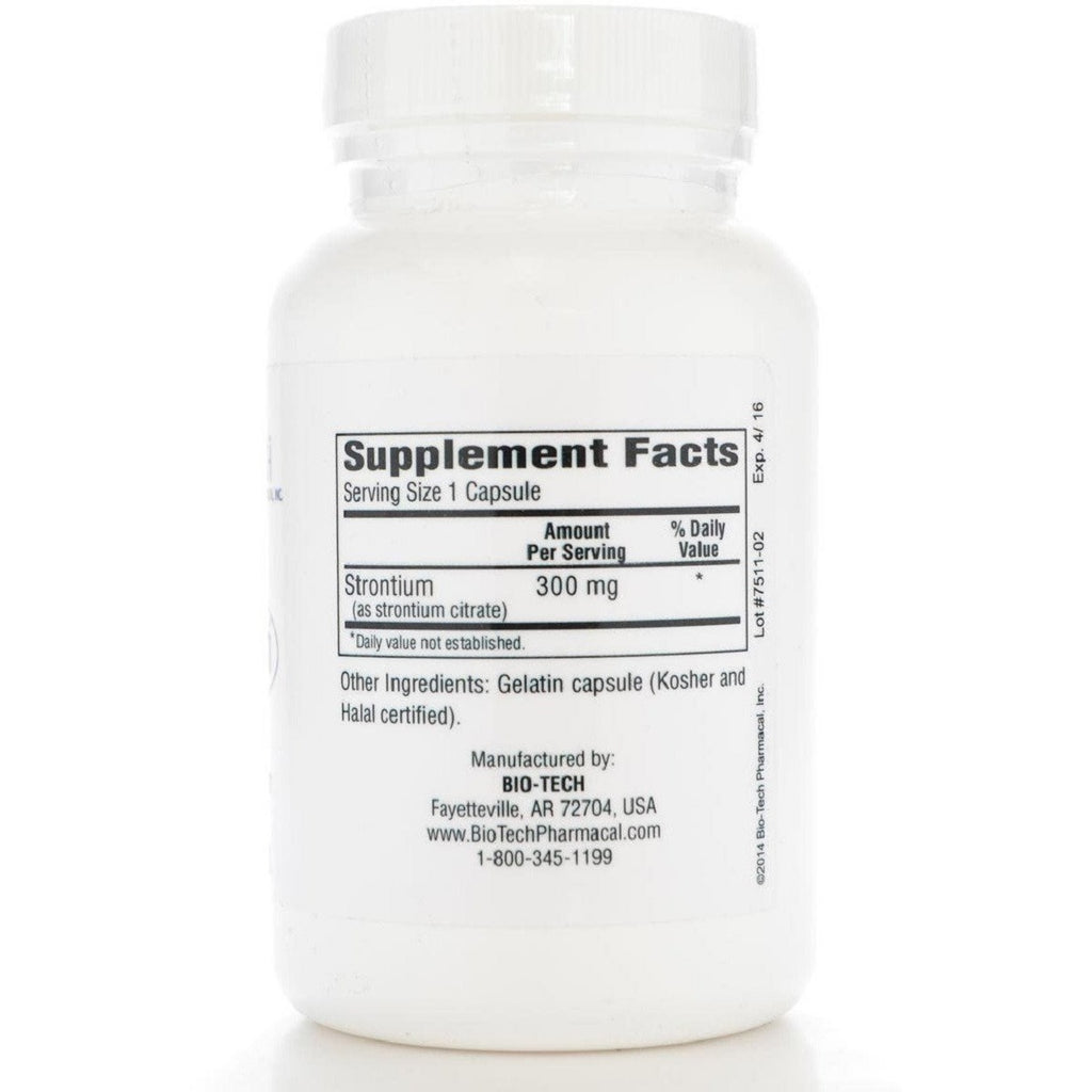 Bio-Tech Pharmacal | Strontium Citrate 300 mg | Ingredients