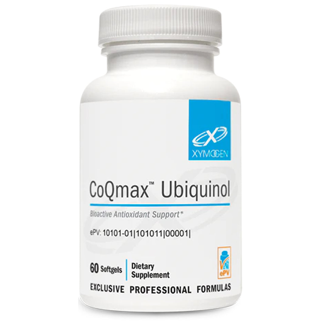 XYMOGEN, CoQmax™ Ubiquinol 60 Softgels