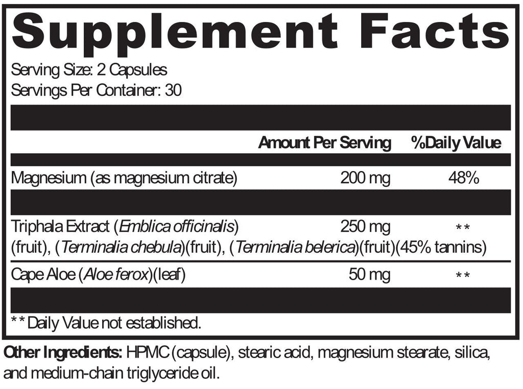 XYMOGEN, ColonX™ 60 Capsules Ingredients