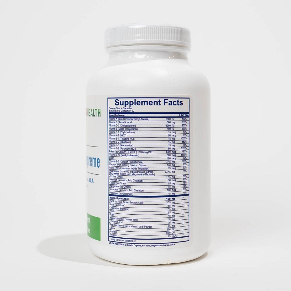 Protocols For Health, Complete Multi Supreme 240 Capsules by Agape Nutrition For Whole Body Wellness