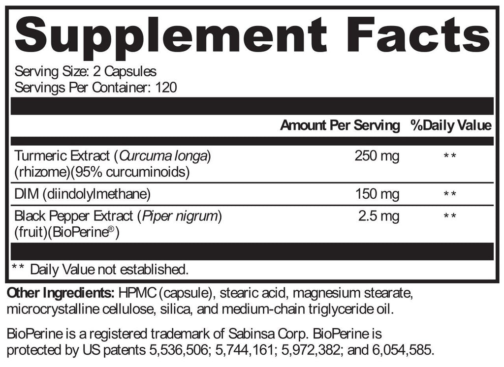 XYMOGEN, DIMension 3 - 240 Capsules Ingredients