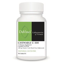 Load image into Gallery viewer, DaVinci Labs, Chewable C-300 Cherry Flavor 90 Tablets
