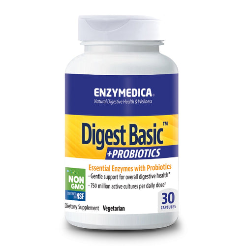 Enzymedica | Digest Basic +PROBIOTICS | 30 Capsules