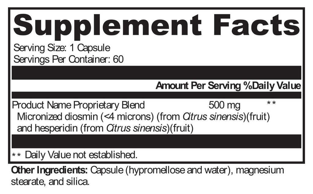 XYMOGEN, DioVasc™ 60 Capsules Ingredients