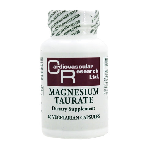 Ecological Formulas | Magnesium Taurate | 60 - 180 Veg Capsules - 60 Veg Capsules