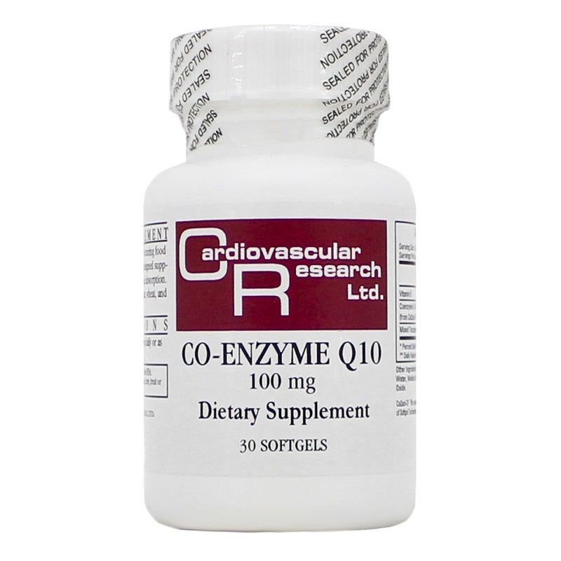 Ecological Formulas | Co-Enzyme Q10 - 100mg | 30 Softgels