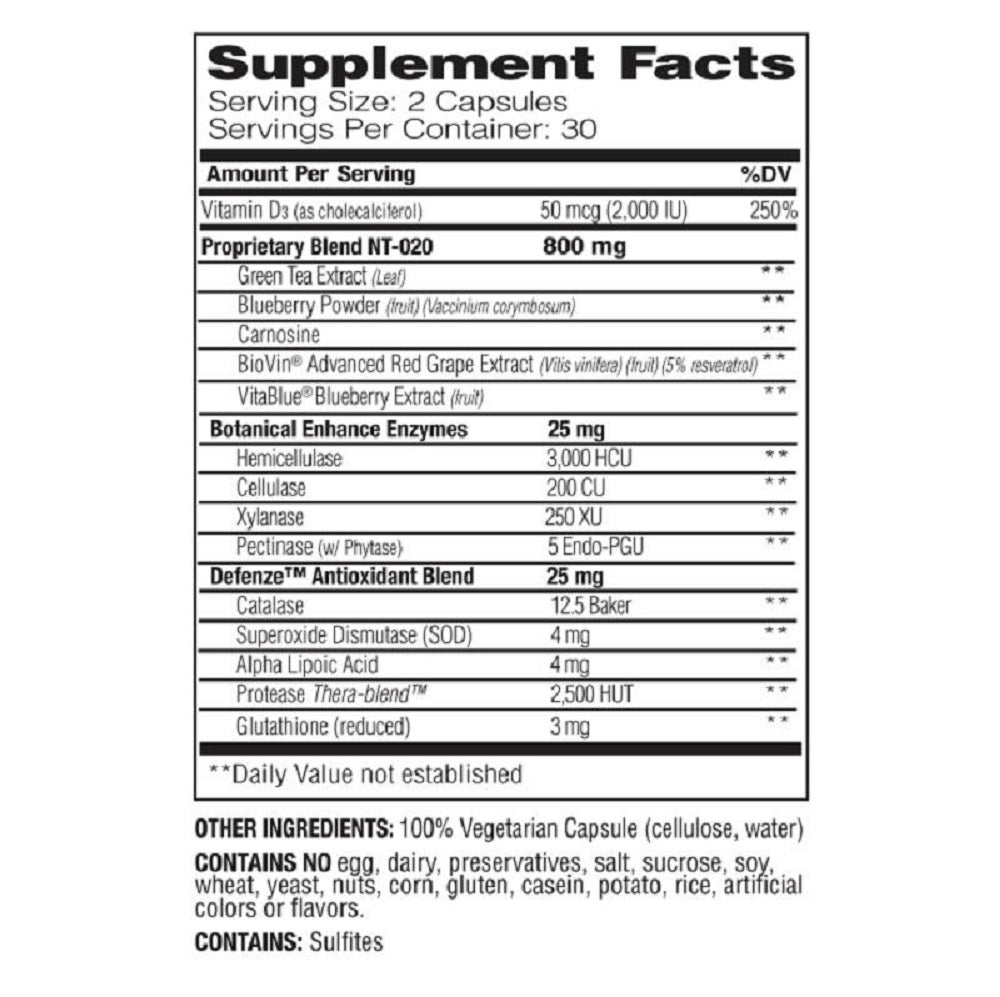 Enzymedica | Stem XCell | Ingredients