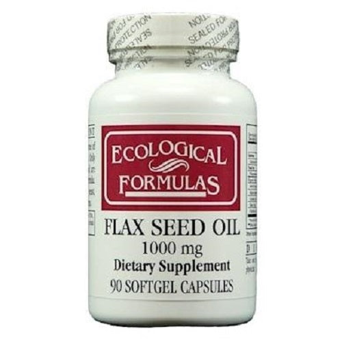Ecological Formulas | Flax Seed Oil 1000mg | 90 Softgel