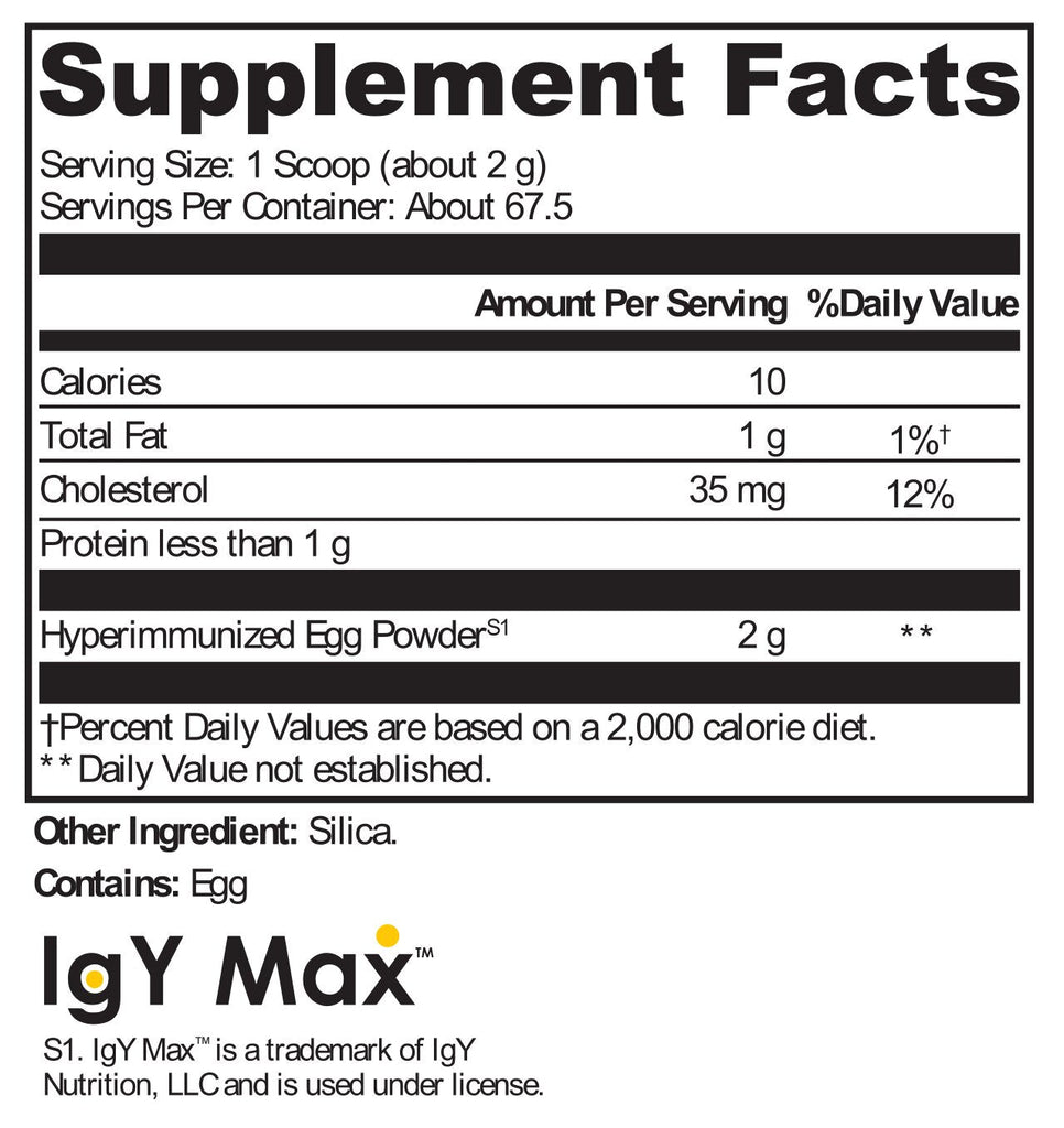 XYMOGEN, IG 26 DF 67.5 Servings Ingredients