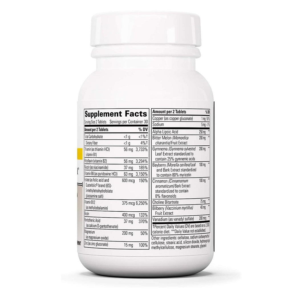 Integrative Therapeutics, Glycemic Manager 60 Tablets Ingredients