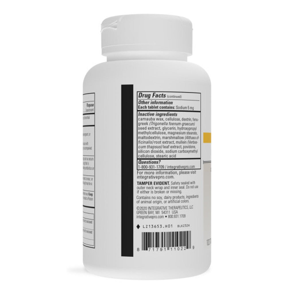 Integrative Therapeutics, Muca Clear (OTC) 100 Tablets Ingredients