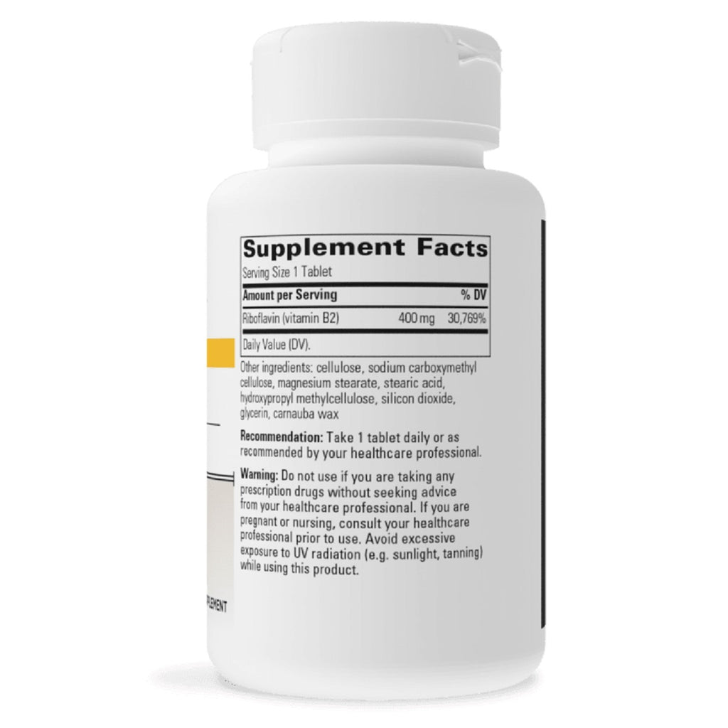 Integrative Therapeutics Riboflavin 30 Tablets Ingredients