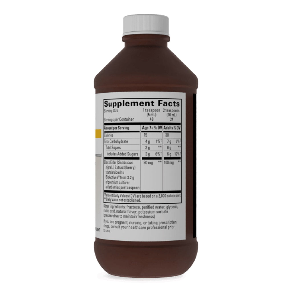 Integrative Therapeutics Sambucus Elderberry Syrup (Berry Flavored) 8 oz Ingredients