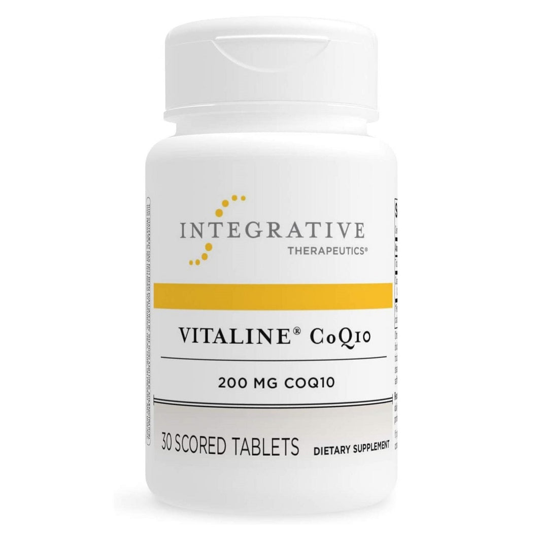 Integrative Therapeutics Vitaline CoQ10 200 mg 30 Scored Tablets