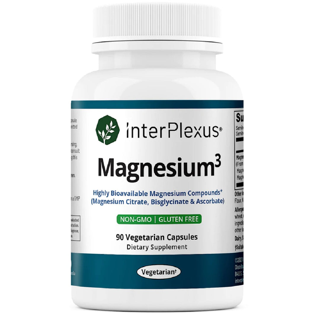 InterPlexus, Magnesium³ 90 Vegetarian Capsules
