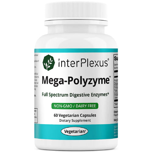 InterPlexus, Mega-Polyzyme 60 Vegetarian Capsules