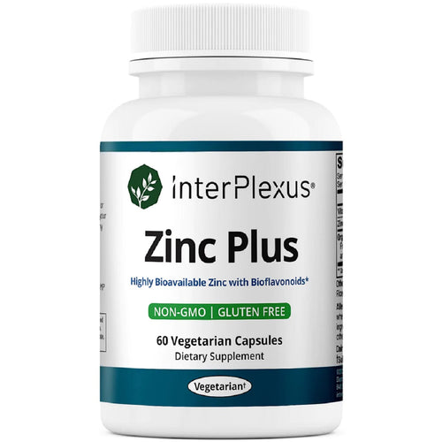 InterPlexus, Zinc Plus 60 Vegetarian Capsules
