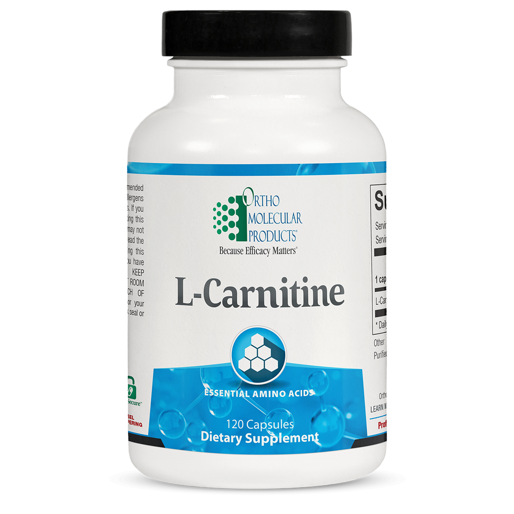 Ortho Molecular, L-Carnitine 120 Capsules