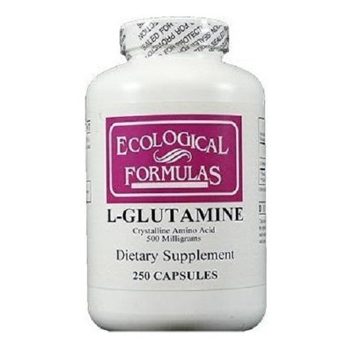 Ecological Formulas | L-Glutamine 500mg | 100 - 250 Capsules - 250 Capsules