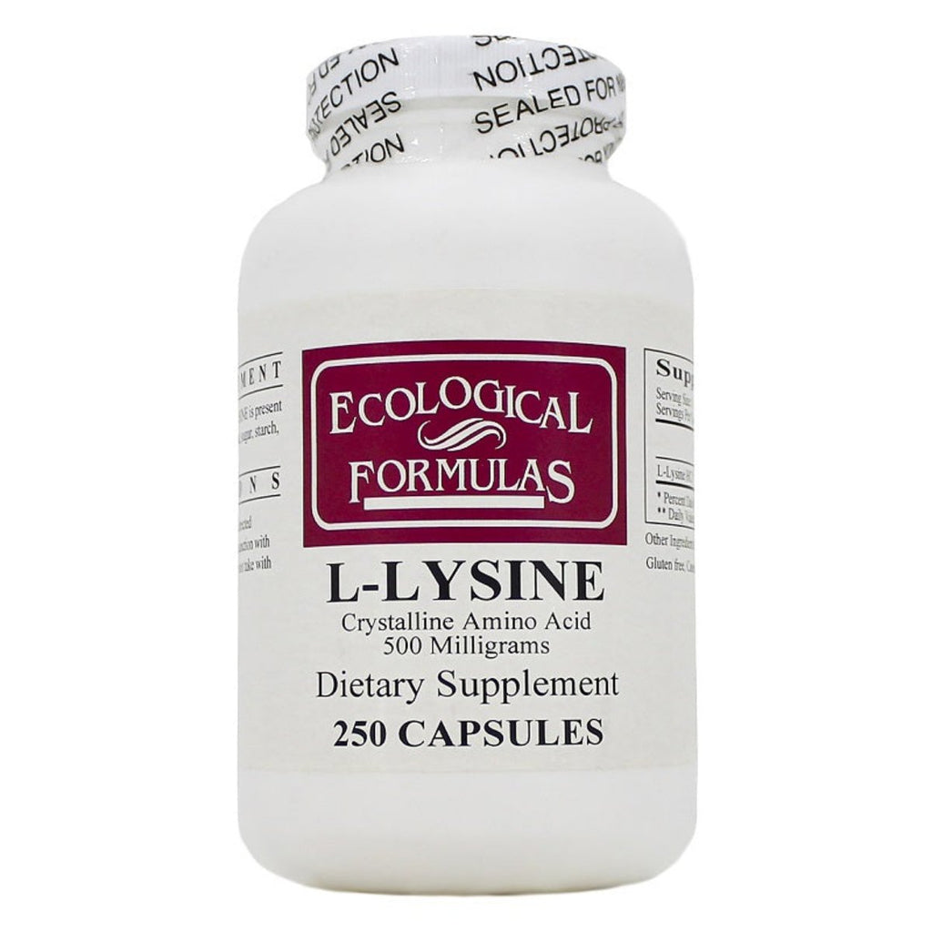 Ecological Formulas, L-Lysine 500mg 250 Capsules