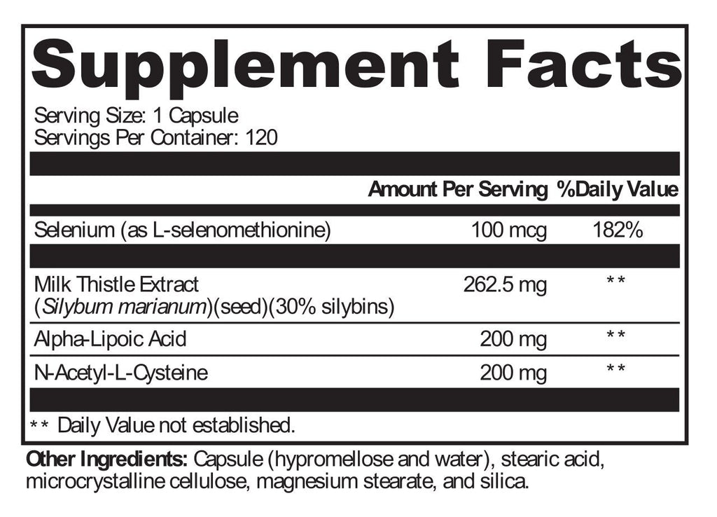 XYMOGEN, Liver Protect™ 120 Capsules Ingredients