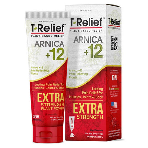 MediNatura, T-Relief Extra Strength Pain 3 oz Cream