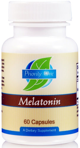 Priority One | Melatonin | 60 Capsules