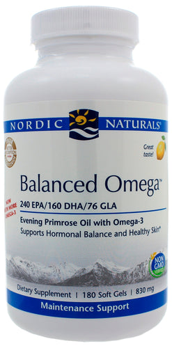 Nordic Naturals | Balanced Omega (Lemon) | 180 Softgels