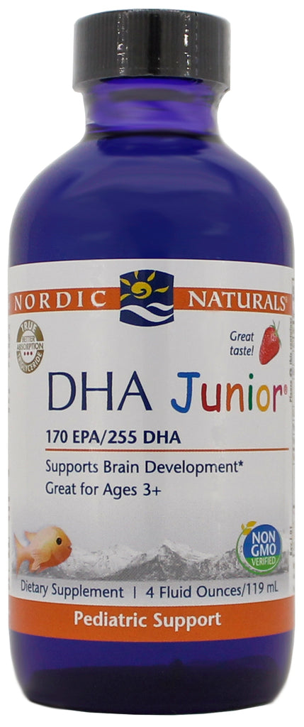 Nordic Naturals | DHA Junior Liquid (Strawberry) | 4 Ounces