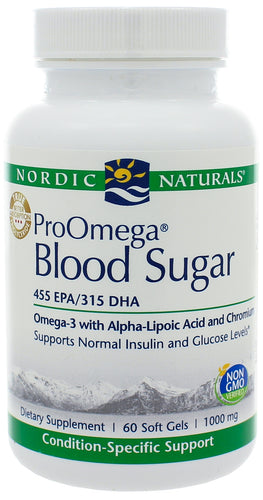 Nordic Naturals | ProOmega Blood Sugar | 60 Softgels