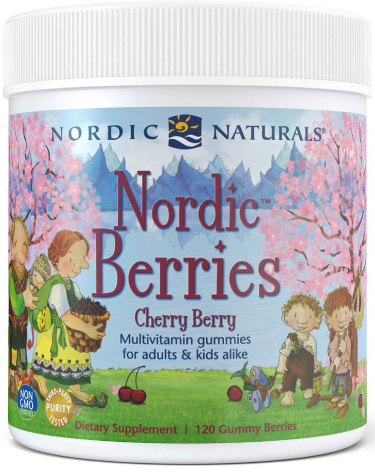Nordic Natural | Nordic Berries Cherry Berry | 120 Gummies