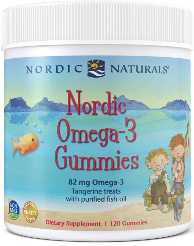 Nordic Naturals | Nordic Omega-3 Gummies | 60 - 120 Gummies - 120 Gummies