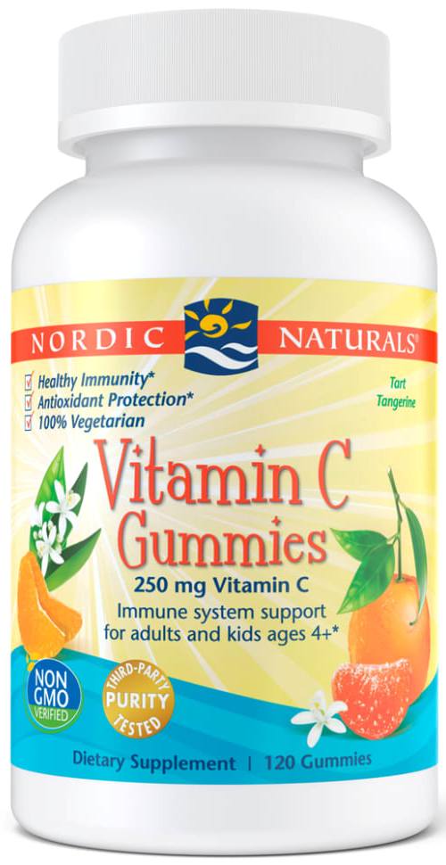 Nordic Naturals | Vitamin C Gummies | 60 - 120 Gummies - 120 Gummies